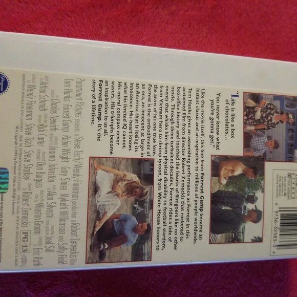 Paramount Forrest Gump VHS - Picture 2 of 3
